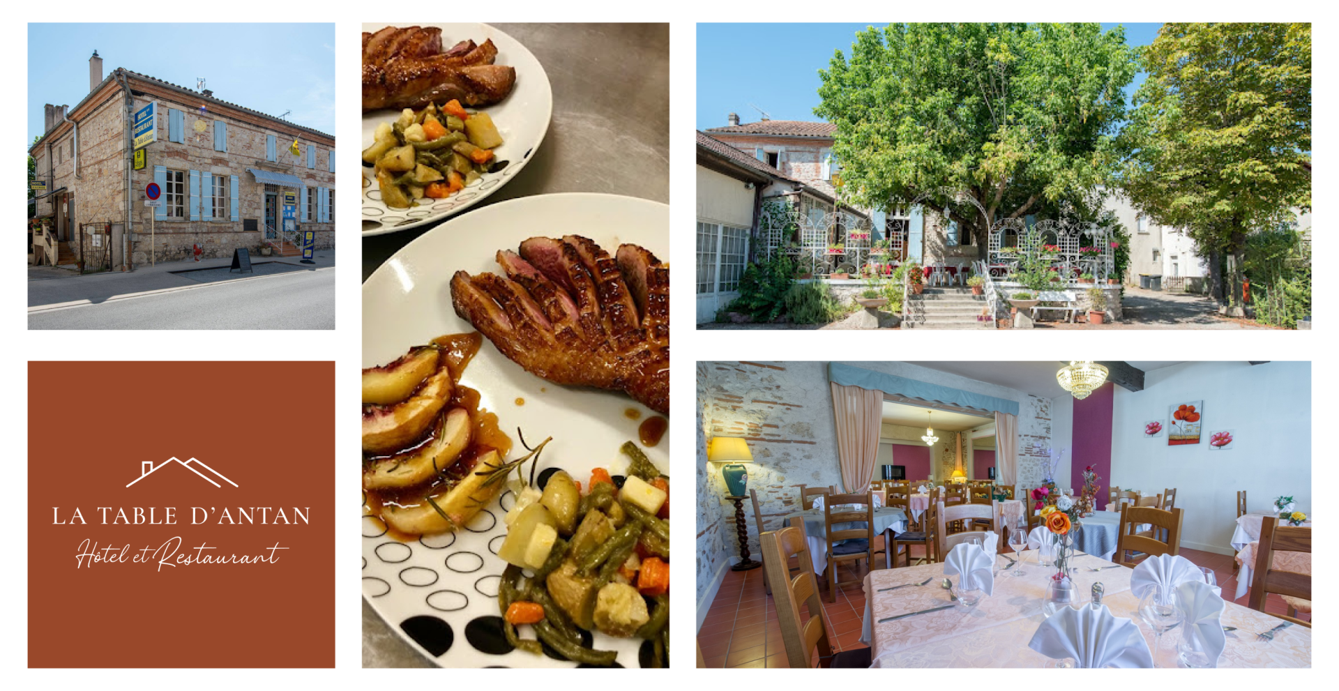 Le restaurant - La Table D'Antan - restaurant BON-ENCONTRE